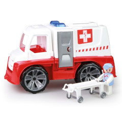 Ambulansbil med tillbehör i truxx-låda