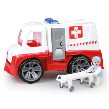 Ambulansbil med tillbehör i truxx-låda