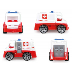Ambulansbil med tillbehör i truxx-låda | HandlaSmidigt.se