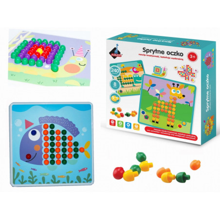 Mosaik av ett smart öga