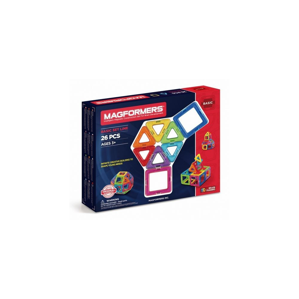 Magnetiska byggklossar basic 26 delar