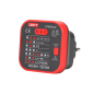Testare av vägguttag med RCD-testfunktion Uni-T UT07B-EU