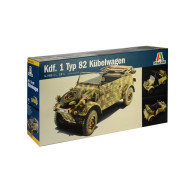 Modell i plast av tysk wwii-typ 8 Kubelwagen