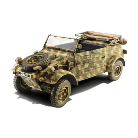 Modell i plast av tysk wwii-typ 8 Kubelwagen