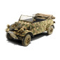 Modell i plast av tysk wwii-typ 8 Kubelwagen