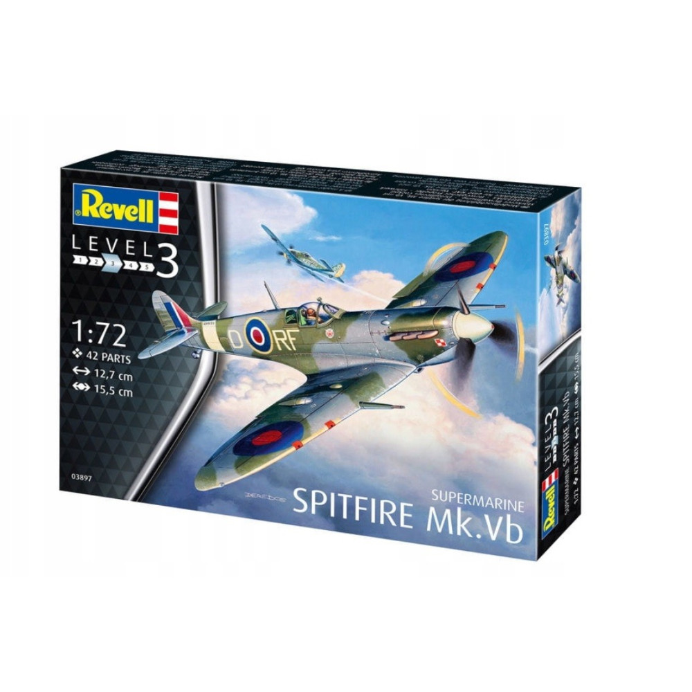 Modell av en plast Spitfire Mk.Vb