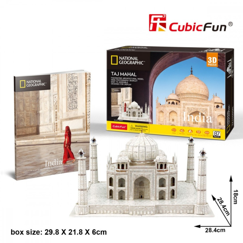 Pussel 3D Taj Mahal National Geographic