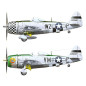 Modell i plast av P-47D Thunderbolt Bubbletop