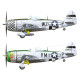 Modell i plast av P-47D Thunderbolt Bubbletop