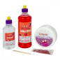 Plastilina set super slime - jordgubb xl