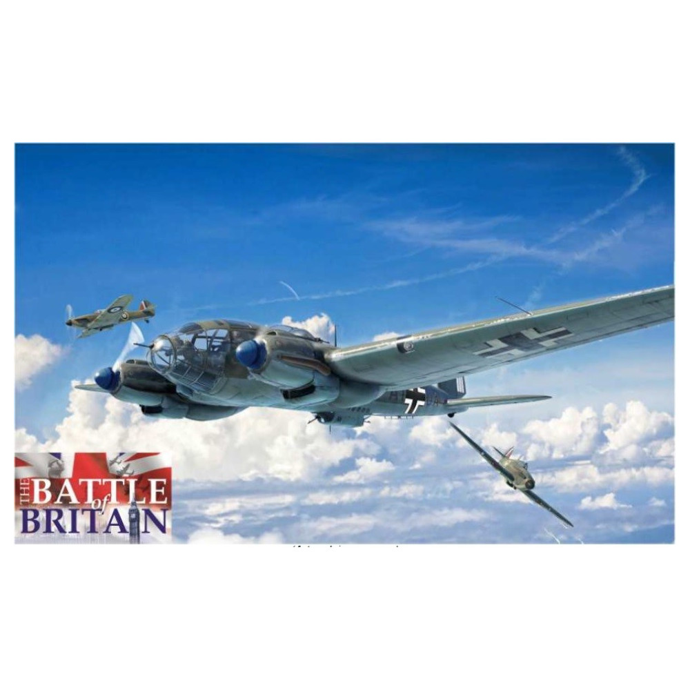Modell av plast Heinkel He 111H Slaget om Storbritannien 80:e