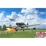 Modell av plast, Hurricane Mk.I, Slaget om Storbritannien 80:e.