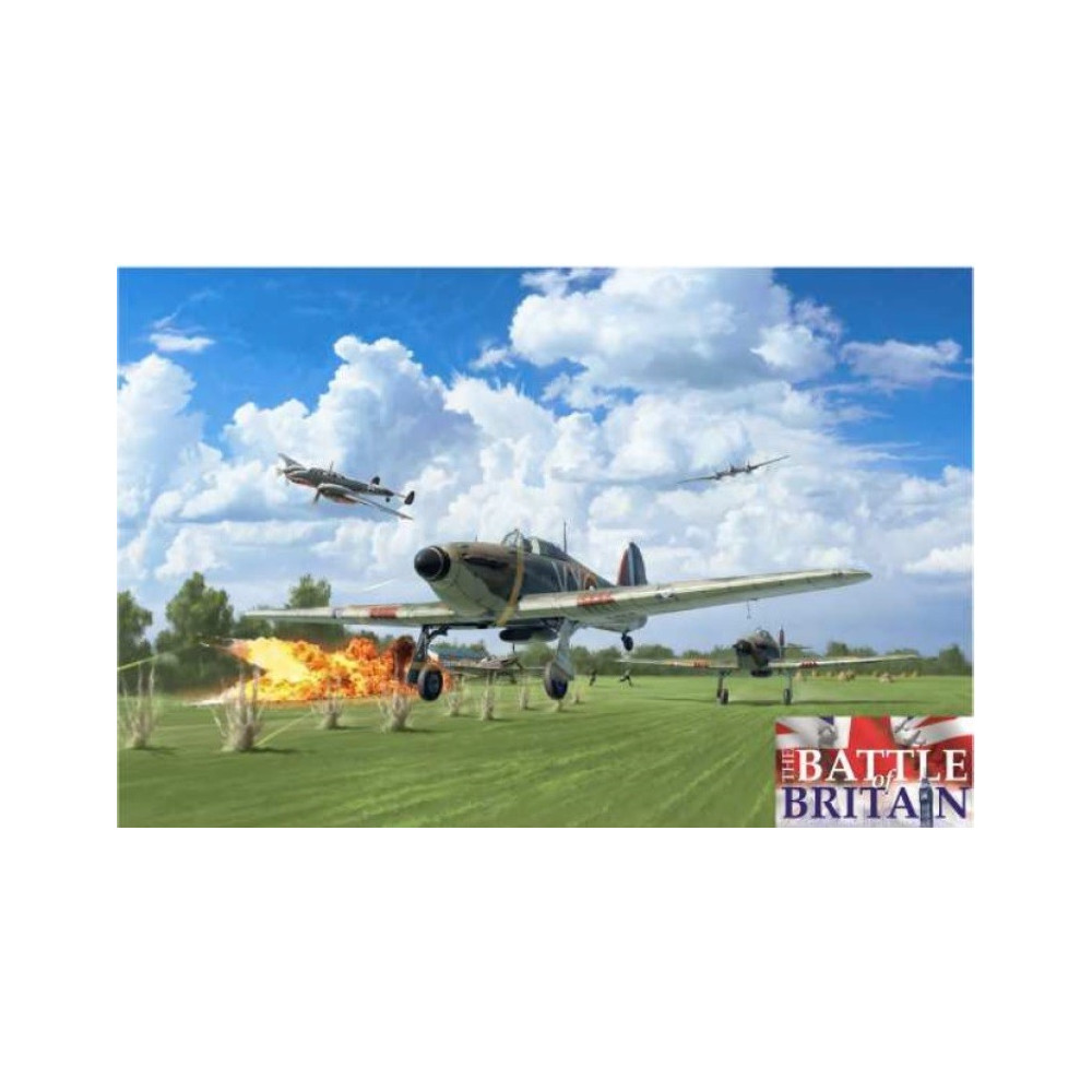 Modell av plast, Hurricane Mk.I, Slaget om Storbritannien 80:e.