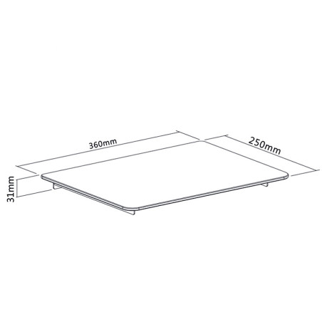 Hyllfäste för DVD Maclean, 8 kg, MC-629