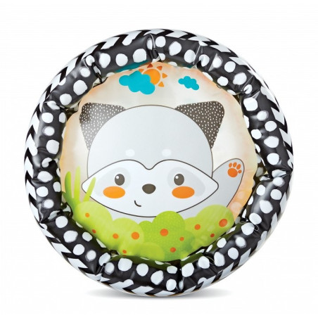 Uppblåsbar rulle med djur från Infantino.