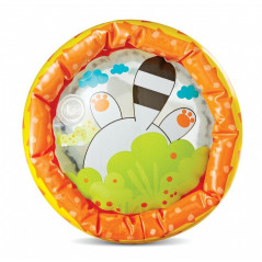 Uppblåsbar rulle med djur från Infantino.