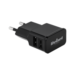 Nätadapter Rebel 2xUSB 2000 mA