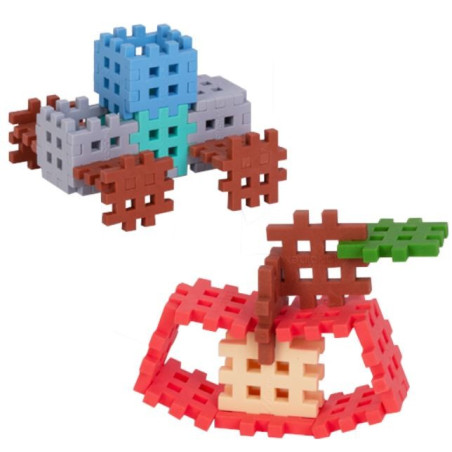 Våffelminiklossar pastell 70 delar