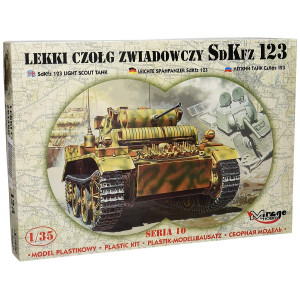 Modell för att montera lätt spaningsstridsvagn sdkfz 123