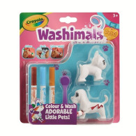 Kreativt set med Crayola Washimals-målning av figurer blisterförpackning hundar.