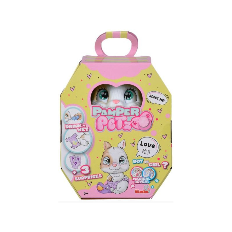 Figurin av pamper petz kanin från Diaper Gang