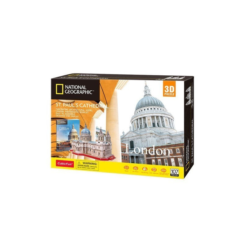 Pussel 3D Katedralen St. Paul National Geographic