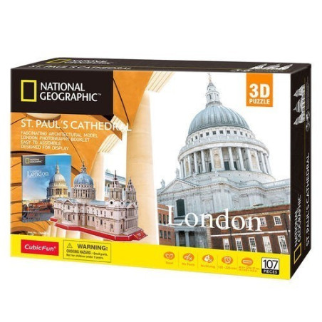 Pussel 3D Katedralen St. Paul National Geographic | HandlaSmidigt.se