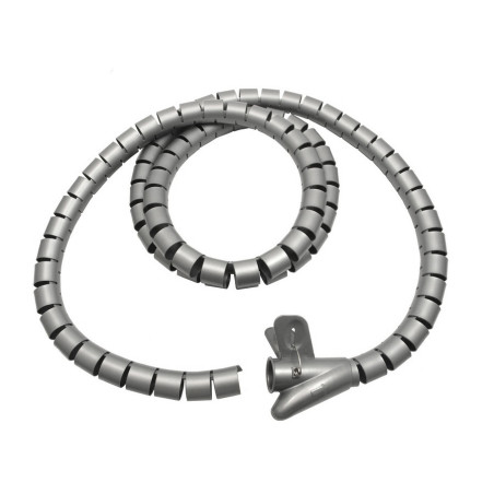 Organisatör/kabelmask Maclean, 25mm x 2m, grå, MCTV-676 S