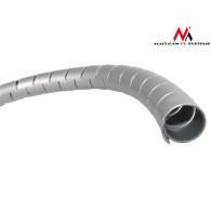 Organizator/maskownica kabli Maclean, 25mm x 2m, szara, MCTV-676 S