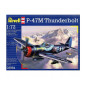 Modell av plast P-47 Thunderbolt