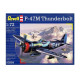 Modell av plast P-47 Thunderbolt