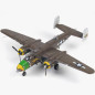 Modell i plast av USA:s flygvapen B-25D i Stilla havets teater.