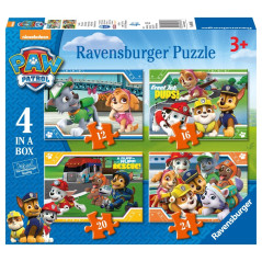 Pussel 4-i-1 laget Paw Patrol | HandlaSmidigt.se