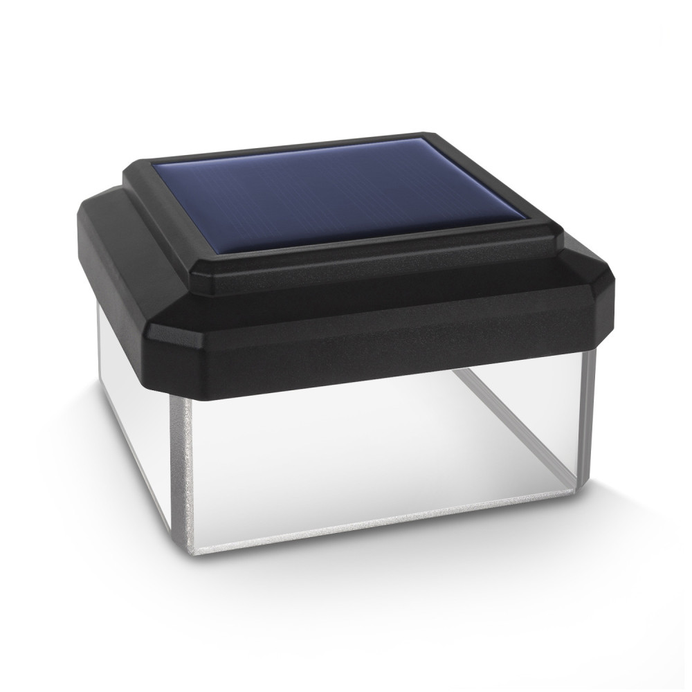 Solcellslampa LED för stolpe från GreenBlue, 80x80mm, kupolformad tak, GB127. Solcellslampa LED för stolpe från GreenBlue, 80x80mm, kupolformad tak, GB127.