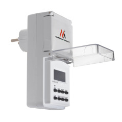 Digital timer Maclean, extern, slumpfunktion, 10 program, max. 156 program, 3600 W, MCE08G