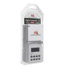 Digital timer Maclean, extern, slumpfunktion, 10 program, max. 156 program, 3600 W, MCE08G