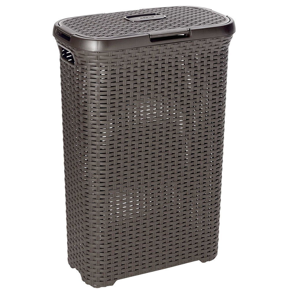 Tvättkorg för underkläder Curver Natural Style 40L mörkBr