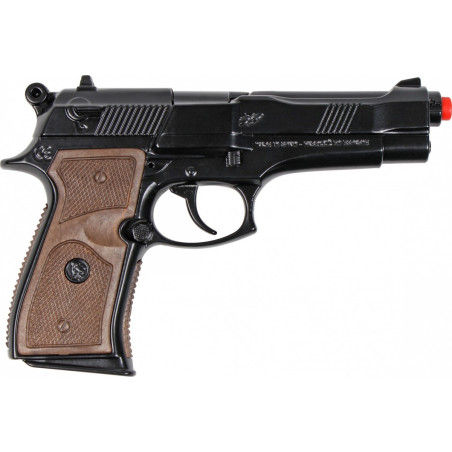 Gonher metallpistol med 8 skott