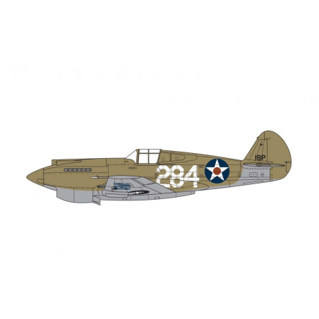 Modell att montera Curtiss P-40B Warhawk