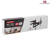 Uchwyt do telewizora lub monitora Maclean, uniwersalny, max VESA 600x400, 37-80', 30kg, czarny, MC-762