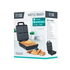 Våffeljärn för 4 våfflor