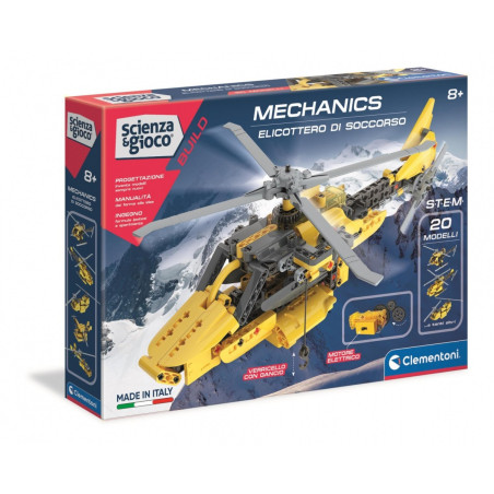 Räddningshelikopter mekaniklaboratorium