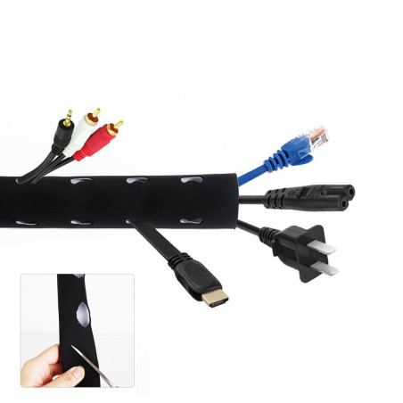 Organizator för Maclean kabelmask, neopren, 110mm x 2m, MCTV-672