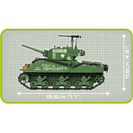 Klocki sherman m4a3e2 jumbo
