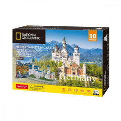 Pussel 3D slottet Neuschwanstein National Geographic | HandlaSmidigt.se