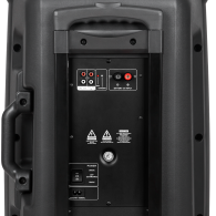 Aktiv högtalarkolumn (med 2 trådlösa UHF-mikrofoner, SD, Bluetooth, FM, USB) 60 Watt