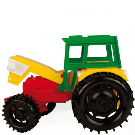Traktor med hästsläp