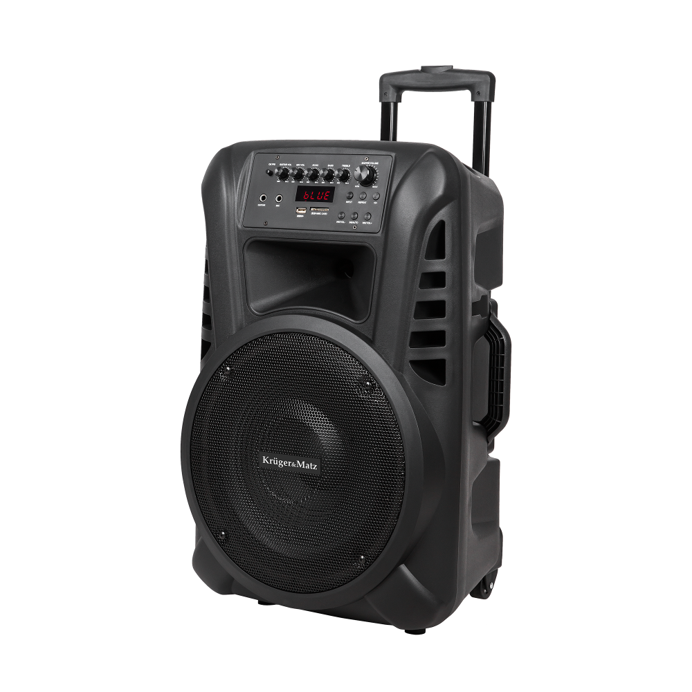 Aktywna kolumna głośnikowa (z 2 mikrofonami bezprzewodowymi UHF, SD, Bluetooth, FM, USB) 40 Watt