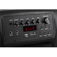 Aktywna kolumna głośnikowa (z 2 mikrofonami bezprzewodowymi UHF, SD, Bluetooth, FM, USB) 40 Watt