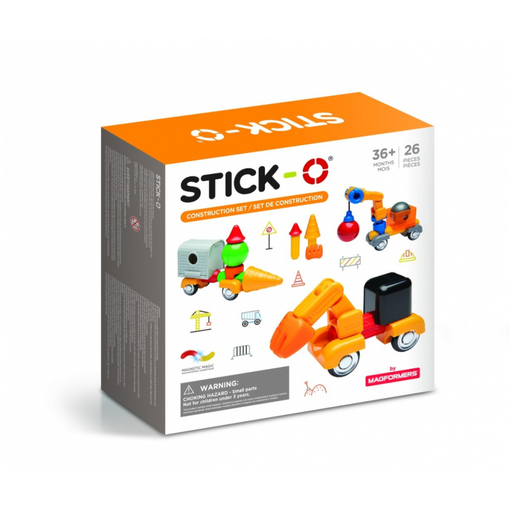 Klocki stick-o zestaw konstrukcyjny 26 elementów
